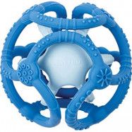 Nattou soft silicone aktivitetsboll, blå