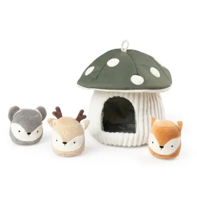 Sebra aktivitetsleksak Hide&Seek, svamp