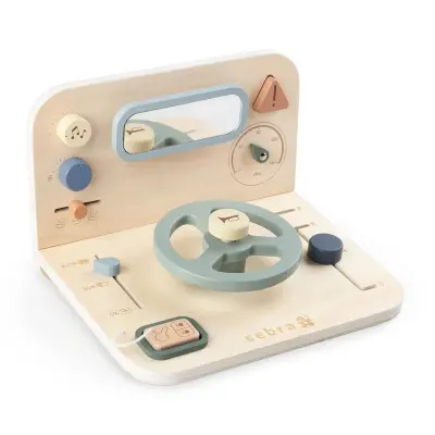 Sebra aktivitetspanel bil