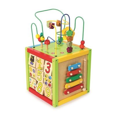 Import For Kids Small Foot, Aktivitetskub - Activity Cube - Large