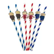 Alfons Åberg Barnkalas Kollektion - 16-pack Papperssugrör