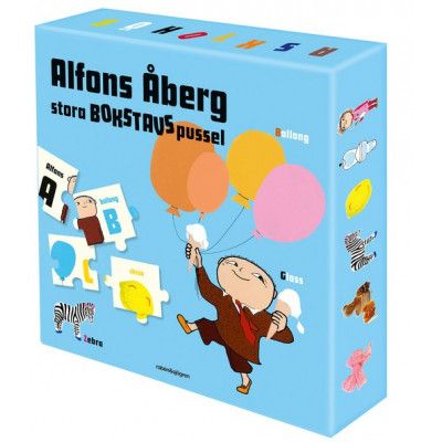 Alfons Åberg Stora bokstavspussel