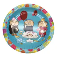 Papperstallrikar Blå Alfons Åberg - 8-pack