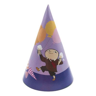 Partyhattar Lila Alfons Åberg - 8-pack