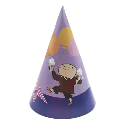 Partyhattar Lila Alfons Åberg - 8-pack