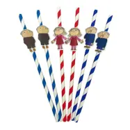 Papperssugrör Alfons Åberg - 16-pack