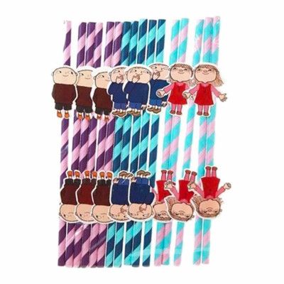 Papperssugrör Alfons Åberg - 16-pack