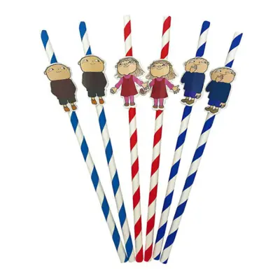 Papperssugrör Alfons Åberg - 16-pack