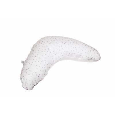 Babydan Amningskudde (Satin Dots Grey)