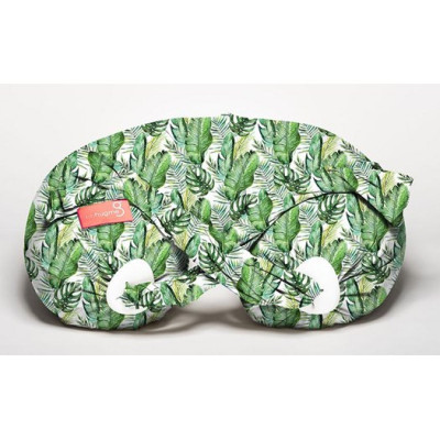 bbhugme gravid- och amningskudde, green leaf/vanilla