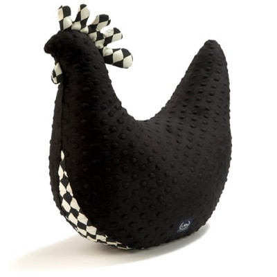 La Millou Danas Hen amningskudde, chessboard/black