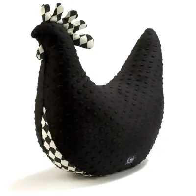 La Millou Danas Hen amningskudde, chessboard/black