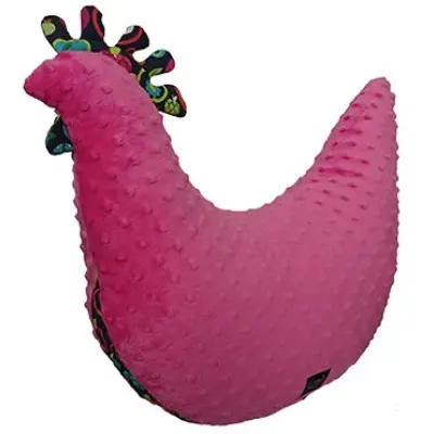 La Millou Danas Hen amningskudde, rainbow apples/fuchsia