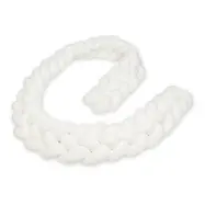 PQP Kudde - Knutkudde - Knot Tredelad Fläta - Ecru