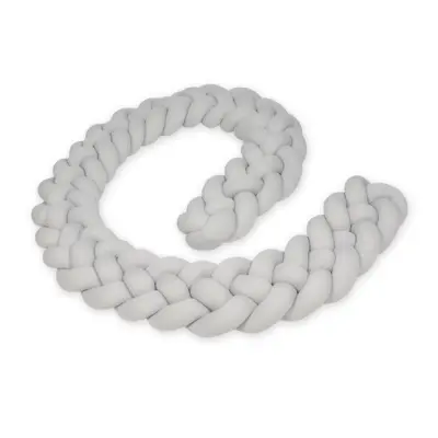 PQP Kudde - Knutkudde - Knot Tredelad Fläta - Grå