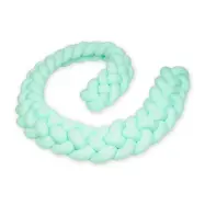 PQP Kudde - Knutkudde - Knot Tredelad Fläta - Mint