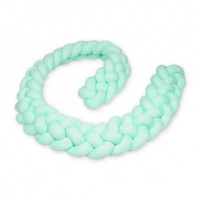 PQP Kudde - Knutkudde - Knot Tredelad Fläta - Mint