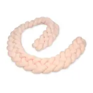 PQP Kudde - Knutkudde - Knot Tredelad Fläta - Persika