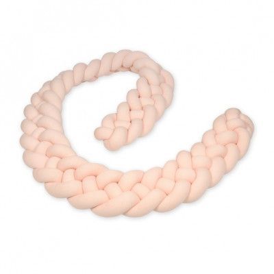 PQP Kudde - Knutkudde - Knot Tredelad Fläta - Persika