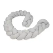 PQP Kudde - Knutkudde - Knot Tvådelad Fläta - Grå