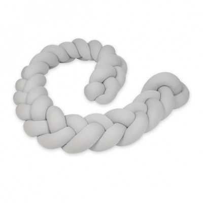 PQP Kudde - Knutkudde - Knot Tvådelad Fläta - Grå