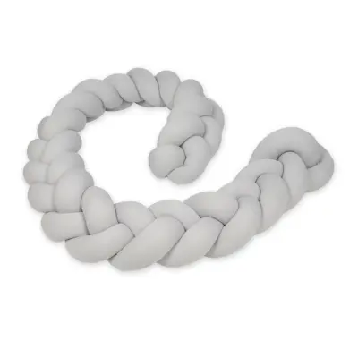 PQP Kudde - Knutkudde - Knot Tvådelad Fläta - Grå