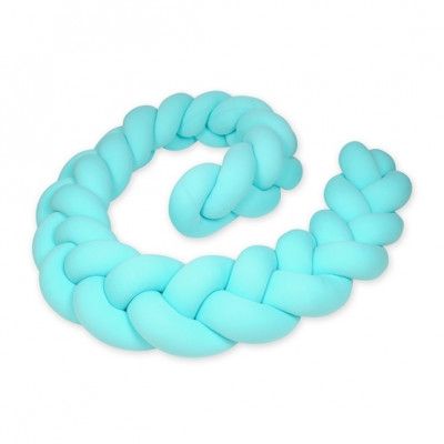 PQP Kudde - Knutkudde - Knot Tvådelad Fläta - Turkos