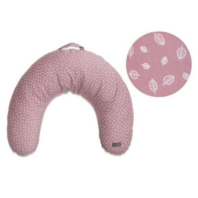 Vinter&Bloom amningskudde, nordic leaf soft pink