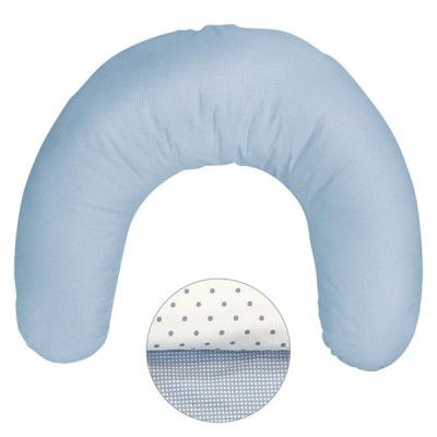 Vinter&Bloom, Gingham Amningskudde Placid Blue