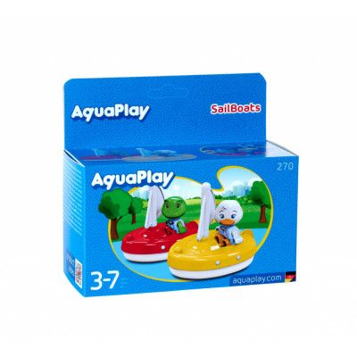 AquaPlay 2 segelbåtar med figurer - Aquaplay -  Leksaksaffären