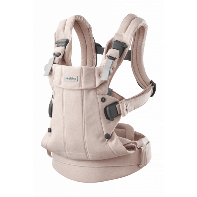 BabyBjörn - Bärsele Harmony - Ljusrosa / Melerad väv