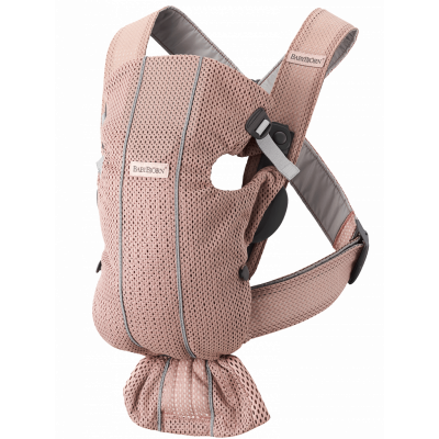 BabyBjörn - Bärsele Mini - Antikrosa / 3D-mesh