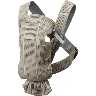 BABYBJÖRN Bärsele Mini Greige, 3D Mesh