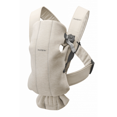 BabyBjörn - Bärsele Mini - Ljusbeige / 3D-jersey