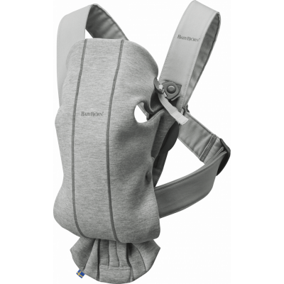 BABYBJÖRN Bärsele Mini - Ljusgrå, 3D Jersey