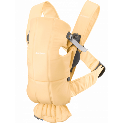 BABYBJÖRN Bärsele Mini - Ljusgul, Cotton