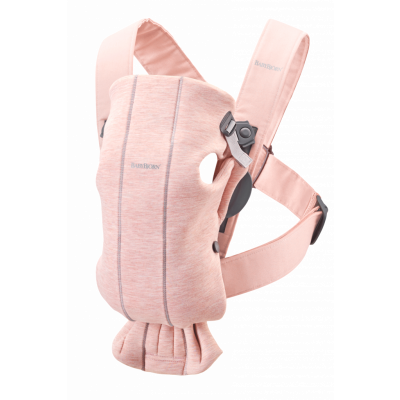 BabyBjörn - Bärsele Mini - Ljusrosa / 3D-jersey