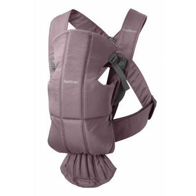 BabyBjörn - Bärsele Mini - Mörklila / Bomull