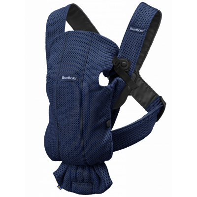 BABYBJÖRN Bärsele Mini - Marinblå, 3D Mesh