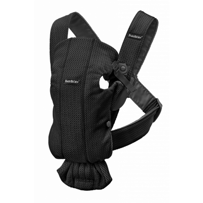 BabyBjörn - Bärsele Mini - Svart / 3D-mesh