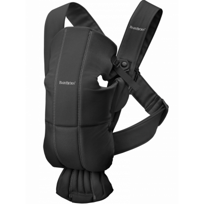 BabyBjörn Bärsele Mini - Svart / Bomull