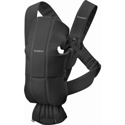BABYBJÖRN Bärsele Mini - Svart, Cotton
