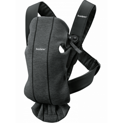 BabyBjörn - Bärsele Mini - Svartgrå / 3D-jersey