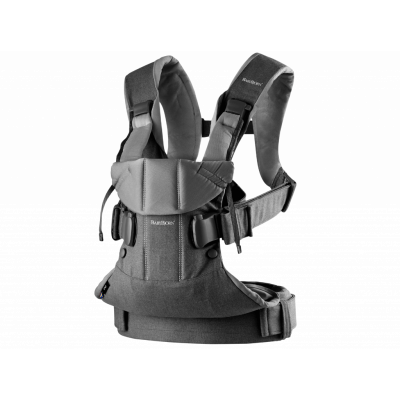 BABYBJÖRN Bärsele One - Denimgrå/Mörkgrå, Cotton Mix