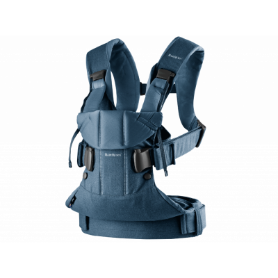 BABYBJÖRN Bärsele One - Klassisk denim/Midnattsblå, Cotton Mix