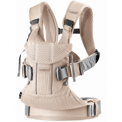 BABYBJÖRN Bärsele One Air - Pärlemorrosa, 3D Mesh
