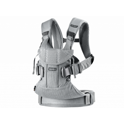 BABYBJÖRN Bärsele One Air - Silver, 3D Mesh