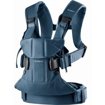 BabyBjörn Bärsele One - Klassisk denim/Midnattsblå / Bomullsmix