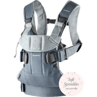 Babybjörn bärsele One, ljus denimblå/blå strössel