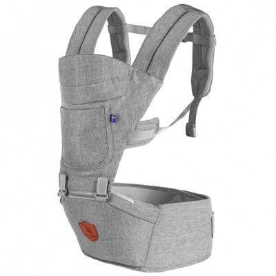 EcoViking - Baby Bärsele 360 - Grey Melang